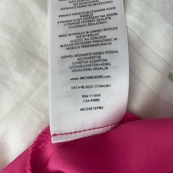 Michael Kors peplum wrap sleeveless top medium - Picture 9 of 9